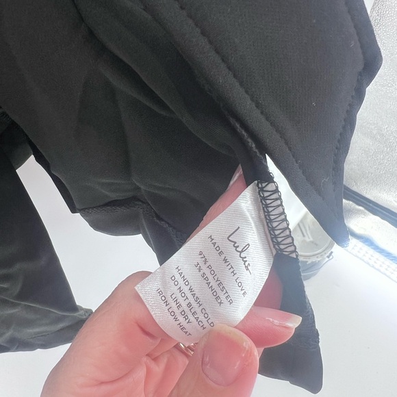 Lulus Winnipeg Black Trench coat black new XS - Picture 6 of 8